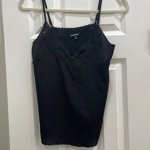 Black Silky Tank Top